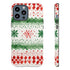 Watercolor Christmas Knitting - Impact Resistant Phone Case iPhone 13 Pro Max Matte